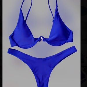🦋 NEW WITH TAGS BLUE BIKINI 🦋